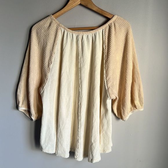 Free People puff sleeve top - Picture 2 of 9